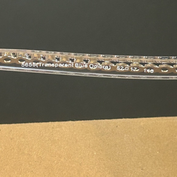 Women’s Coach Transparent Blue Ombre - Picture 5 of 6